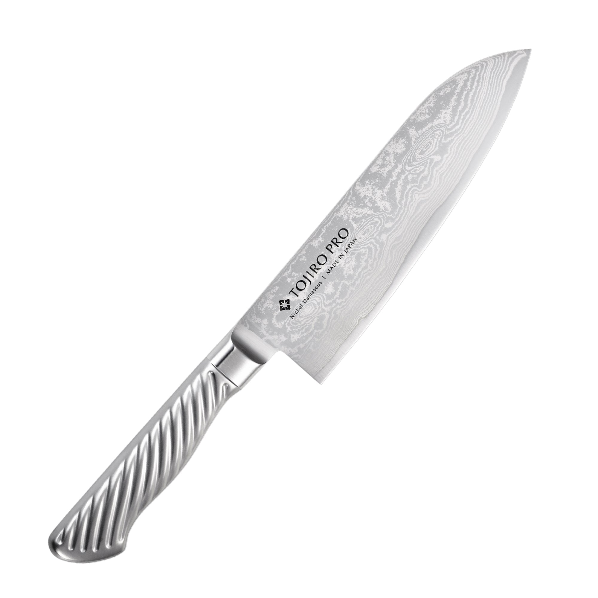 TOJIRO PRO ニッケルダマスカス鋼 三徳 170mm