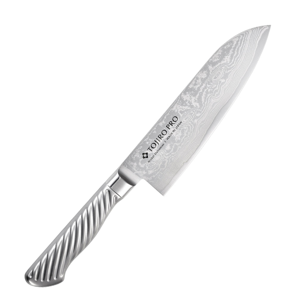 TOJIRO PRO ニッケルダマスカス鋼 三徳 170mm