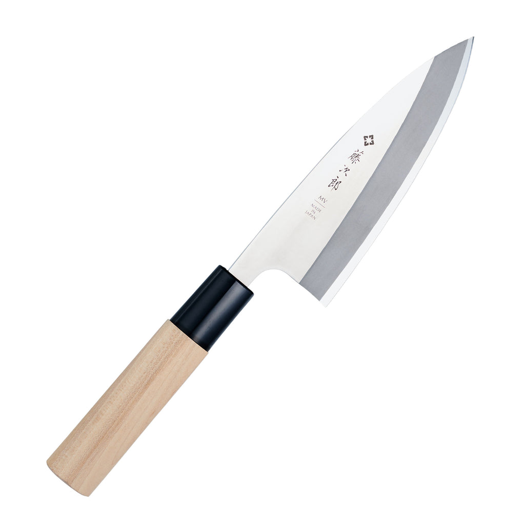 藤次郎 モリブデンバナジウム鋼 和包丁 あじ切 120mm