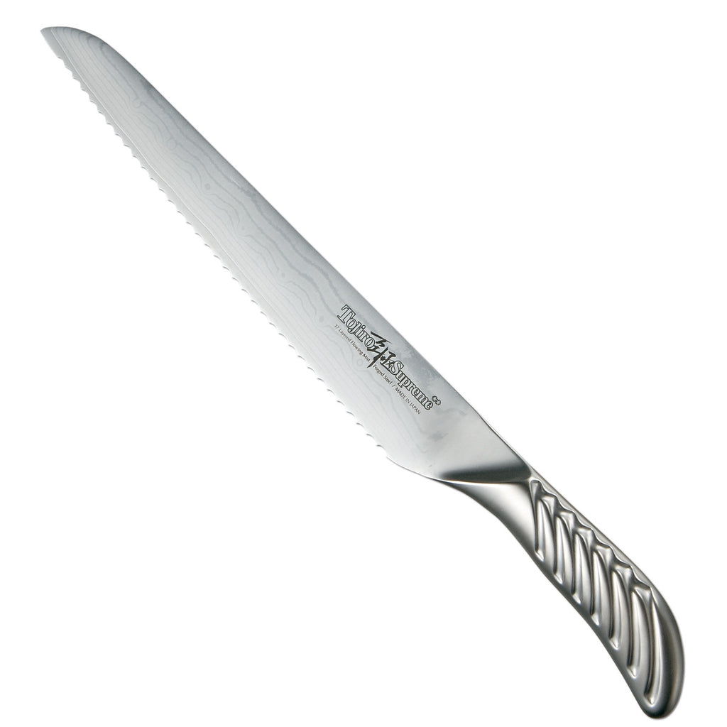 【30%OFF】TOJIRO Supreme DPダマスカス鋼鍛造 ブレッドナイフ(パンスライサー) 240mm