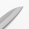 藤次郎 BASICの刃先。職人の手作業による刃付けが鋭い切れ味を生む。材質はVG10（V金10号）。