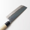 藤次郎 白紙鋼 黒打研出し菜切 165mm