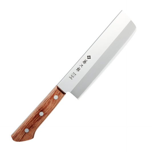 ＜直営店限定＞藤次郎 BASIC 菜切 165mm (茶合板仕様)