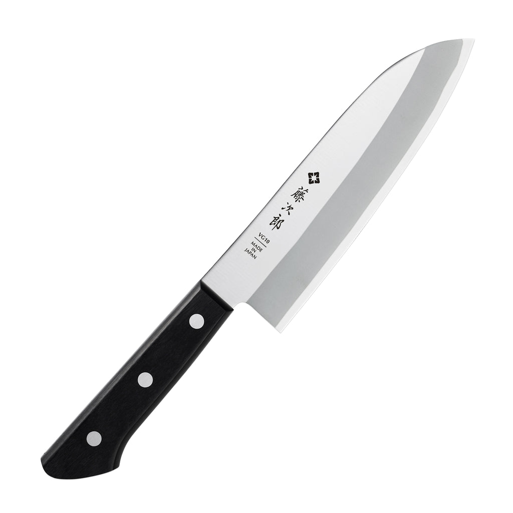 藤次郎 BASIC 三徳 170mmの全体画像。型番：F-316。燕三条製包丁。