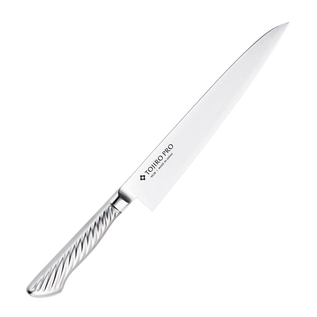 藤次郎 TOJIRO PRO ペティナイフ 180mmの全体画像。型番：F-845。燕三条製包丁。