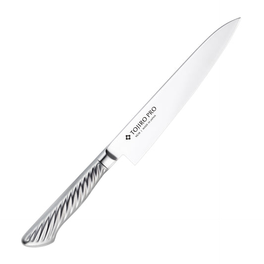 藤次郎 TOJIRO PRO ペティナイフ 150mmの全体画像。型番：F-884。燕三条製包丁。