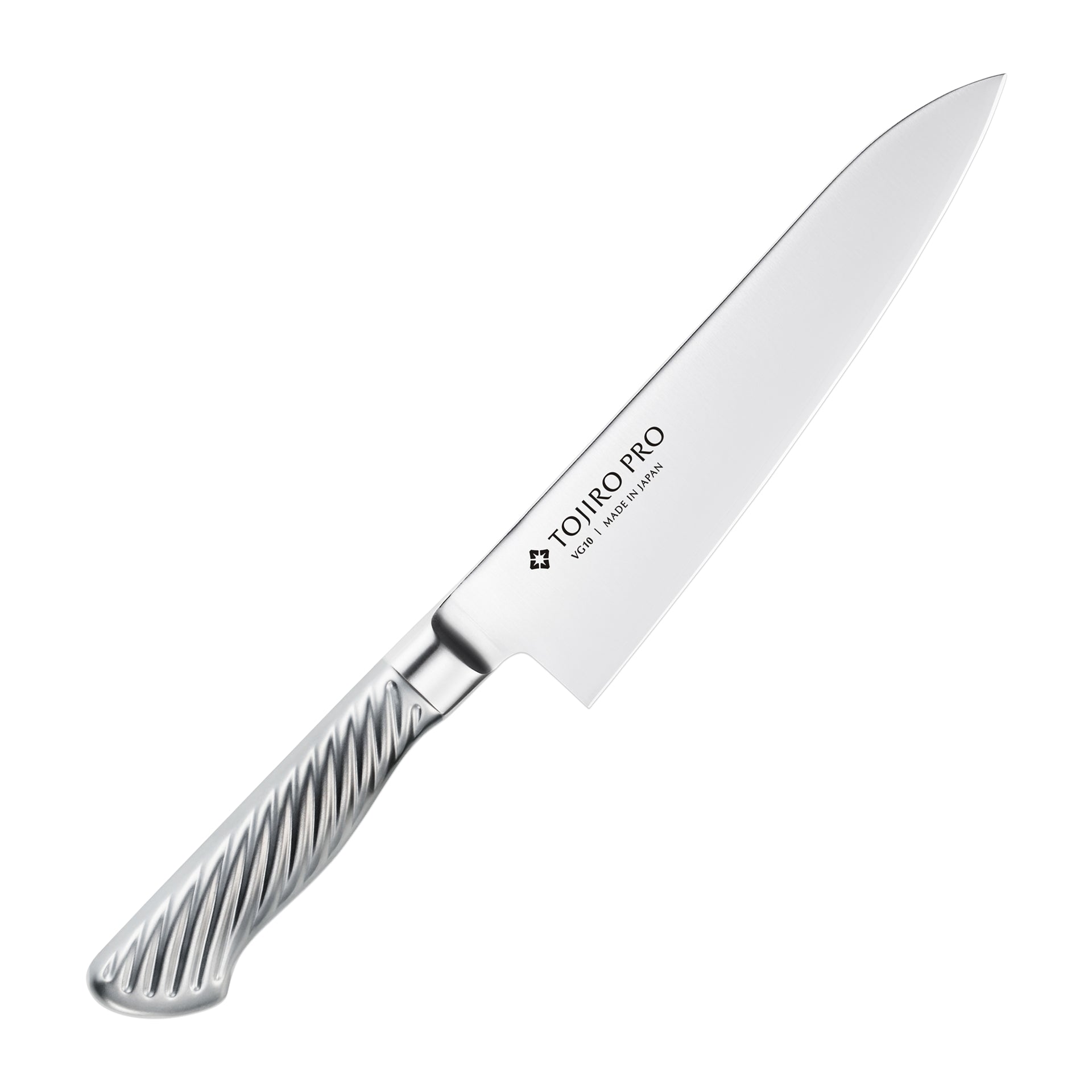 藤次郎 TOJIRO PRO 牛刀 180mmの全体画像。型番：F-888。燕三条製包丁。