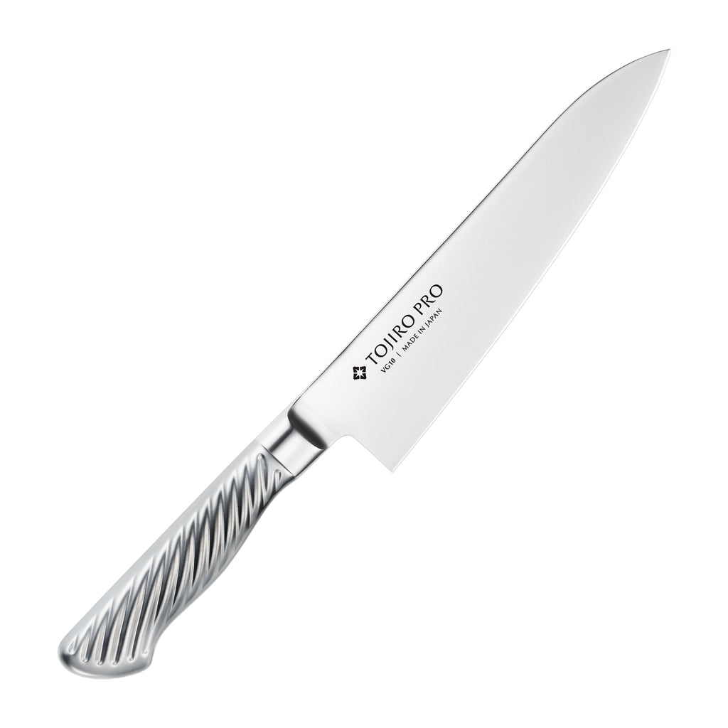 藤次郎 TOJIRO PRO 牛刀 180mmの全体画像。型番：F-888。燕三条製包丁。
