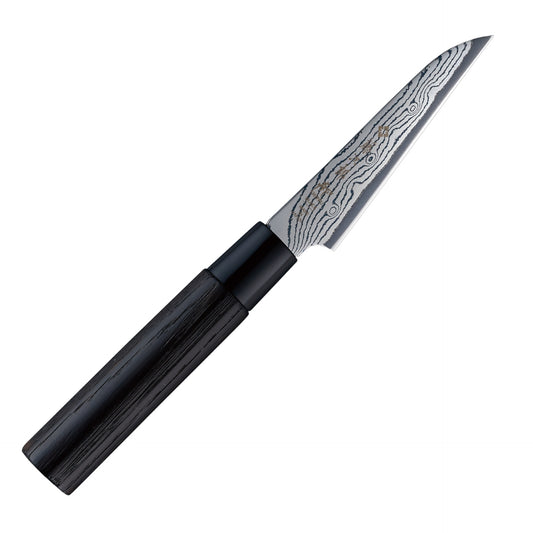 ＜直営店限定＞藤次郎 疾風 BLACK パーリングナイフ 90mm