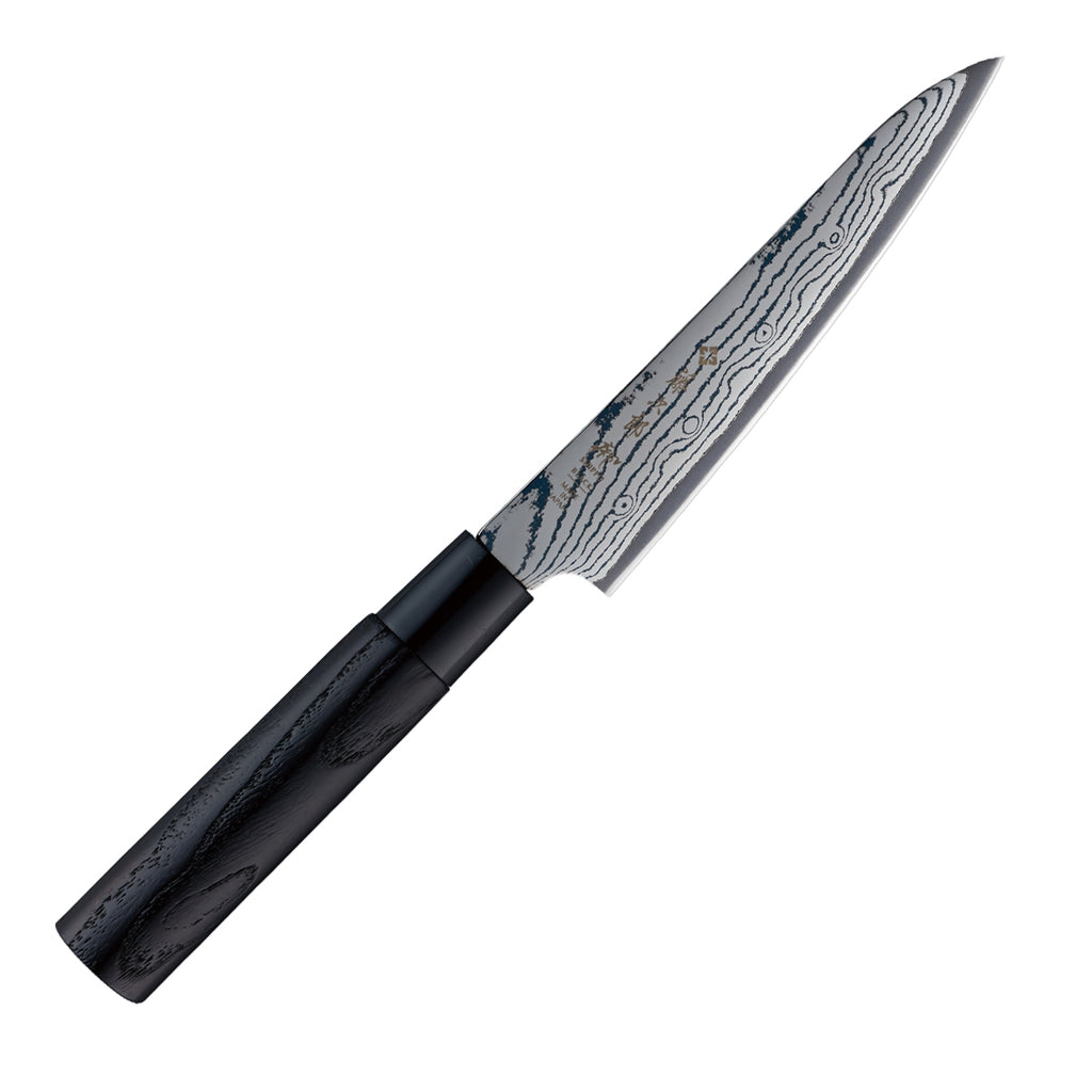 ＜直営店限定＞藤次郎 疾風 BLACK パーリングナイフ 130mm